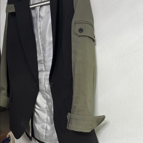 Veronica Beard Black and Olive Blazer - Picture 4 of 4